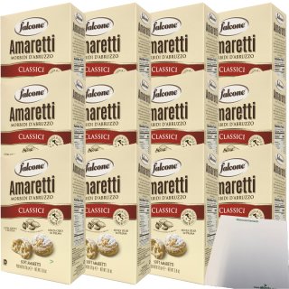 Falcone Amaretti Morbidi d´Abruzzo "Weiche Amaretti" 12er Pack (12x170g) + usy Block