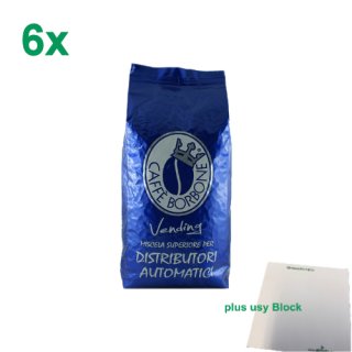 Caffe Borbone Vending Blue Blend Miscela "Blu" Officepack (6x1000g) + usy Block