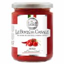 Le Bonta del Casale Sugo all Arrabbiata Tomatensauce mit Peperoncino (3x290g Glas) + usy Block