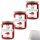 Le Bonta del Casale Sugo all Arrabbiata Tomatensauce mit Peperoncino (3x290g Glas) + usy Block