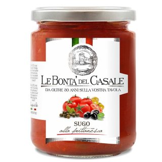 Le Bonta del Casale Sugo alla Puttanesca "Puttanesca Sauce" (290g Glas)