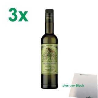 L’Estornell Natives Olivenöl Extra BIO Officepack (3x750ml) + usy Block