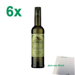 L’Estornell Natives Olivenöl Extra BIO Gastropack (6x750ml) + usy Block