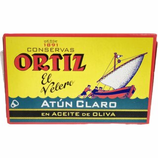 Conservas Ortiz Atún Claro Gelbflossen Thunfisch in Olivenöl (112g Dose)
