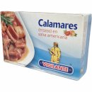 Vigilante Calamares, Tintenfisch (Stücke) in amerikanischer Soße 3er Pack (3x115g Dose) + usy Block