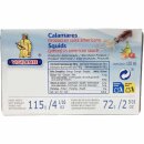 Vigilante Calamares, Tintenfisch (Stücke) in amerikanischer Soße 6er Pack (6x115g Dose) + usy Block