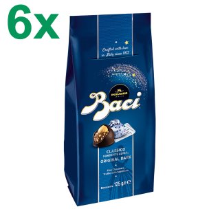 Baci Perugina Dunkle Schokopralinen 6er Pack (6x125g Tüte)
