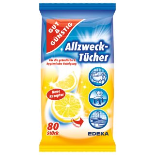 Gut & Günstig Allzweck-Tücher (80St)