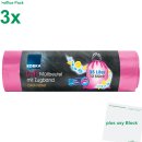 Edeka Duft-Müllbeutel mit Zugband pink 35l 3er Pack...