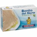 Vigilante "Weißer Thunfisch in Olivenöl" Bonito en aceite de oliva 3er Pack (3x115g) + usy Block