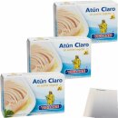 Vigilante "Thunfisch in Pflanzenöl" Atún en aceite vegetal 3er Pack (3x111g Dose) + usy Block