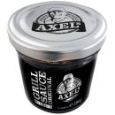 Axel Schulz Axels Grillsauce Testpaket Hot & Spicy und Original (2x150g Glas) + usy Block