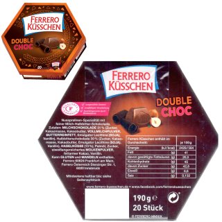Ferrero Küsschen Double Choc 4er Pack (4x190g)