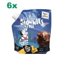 FarinUP Brownies Teigmischung (6x600g Quetschbeutel)