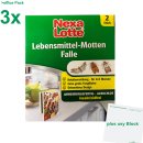 Nexa Lotte Lebensmittel-Motten Pheromon Falle Insektiziefrei (3 Packung mit je 2 Stück) office Pack plus usy Block