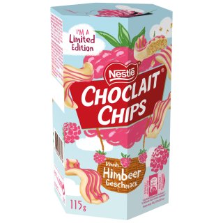 Nestle Choclait Chips Himbeere (115g Packung)