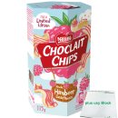 Nestle Choclait Chips Himbeere (115g Packung) + usy Block
