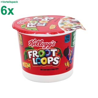 Kelloggs Froot Loops Vorteilspack (6x42g Becher)