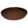 Serviertablett rund zum Servieren von Getränken und Essen 32cm Ø in Mahagonioptik (1 Stk.)