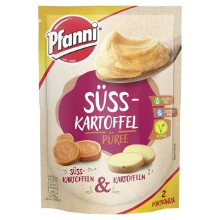 Pfanni Süßkartoffelpüree Süsskartoffeln & Kartoffeln vegetarisch (60g, 2 Portionen)