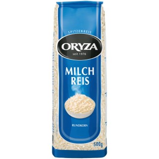 Oryza Milchreis Rundkorn-Spitzenreis (500g Beutel)