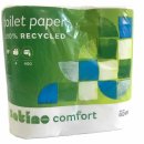 Satino Toilettenpapier WC Papier comfort 100% recycled  2-lagig, 4 Rollen (4x400 Blatt)