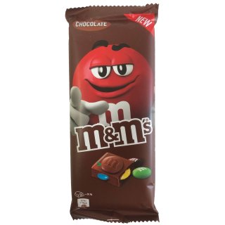 m&ms Chocolate Tafel, 165g (Milchschokolade mit mini m&ms)