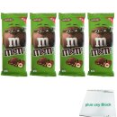 m&ms Hazelnut Tafel, 4x165g, Office Pack (Milchschokolade mit mini m&ms und Haselnuss-Stückchen) + usy Block