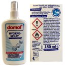 Domol Hygiene-Spray (6x150 ml Flasche) + usy Block