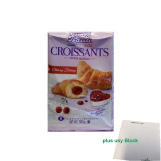 Bauli Ciliegia "Croissants mit Kirschfüllung" (300g) + usy Block