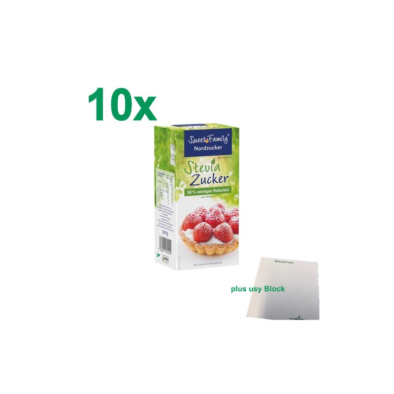 Nordzucker Sweet Family Stevia Zucker Gastropack(10x500g)