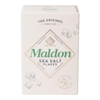 Maldon Sea Salt Flakes 125g Packung (Meersalz Flocken)
