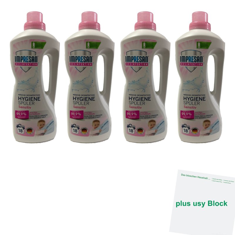 Impresan Desinfektion Hygiene Spüler Sensitiv 4er Pack