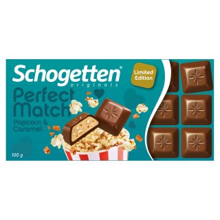 Schogetten Perfect Match, Popcorn & Caramel (100g)