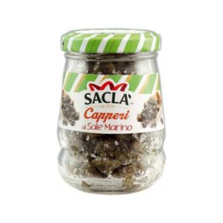 Sacla Kapern in Meersalz (65g Glas)