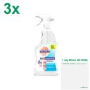 Sagrotan Desinfektion Reiniger 3er Pack (3x500ml Flasche) + usy Block