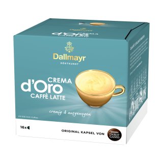 Nescafé Dolce Gusto Dallmayr Crema d´Oro Caffè Latte (16x10g Kapseln)