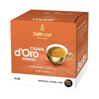 Nescafé Dolce Gusto Dallmayr Crema d´Oro Intensa (16x10g Kapseln)