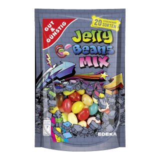 Gut & Günstig Jelly Beans süßer Mix (250g Beutel)