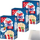 Gut&Günstig Mikrowellen Popcorn süß 3er Pack (9x100g Packung) + usy Block