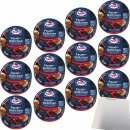 Appel Feuer Röllchen Zerkleinerte Heringsfilets zu...