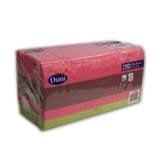 Serviette "Sunrise Stripe" 3-lagig 33x33cm 1/4-Falz (250 Stk. Packung)