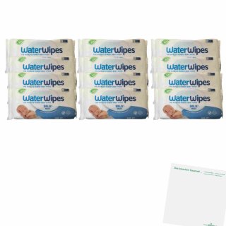 WaterWipes Babyfeuchttücher VPE (12x60St.) + usy Block