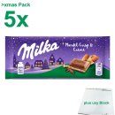 Milka Schokoladentafel Mandel Crisp &amp; Creme Xmas Pack...