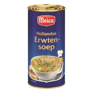 Meica Hollandse Erwtensoep 1600ml Konserve (Holländische Erbsensuppe)