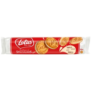 Lotus Kaffee-Kekse Speculoos Vanille 9x150g (Karamellkekse mit Vanillegeschmack)