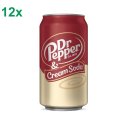 Dr. Pepper & Cream Soda 12 x 0,355l Dose (US Import)