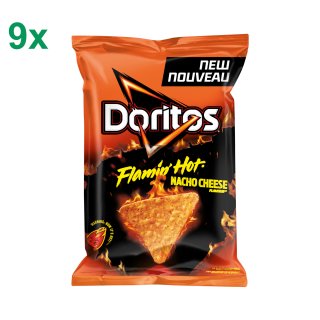 Doritos Nacho Chips Flamin Hot Nacho Cheese (9x170g)