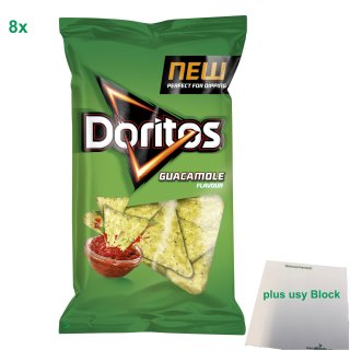 Doritos Nacho Chips Guacamole (8x200g) + usy Block