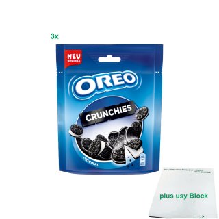 Oreo Crunchies Original Officepack (3x110g Beutel) + usy Block
